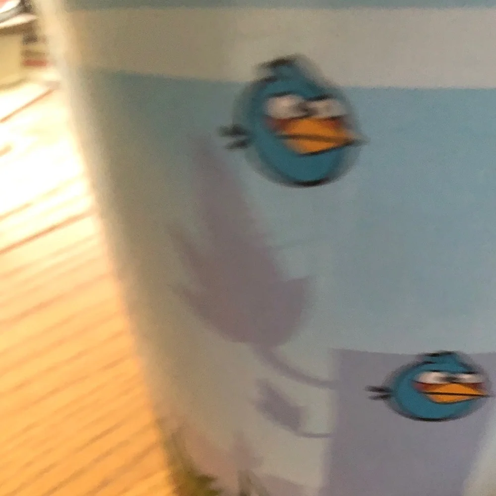 Red Bird Pet Bird Treat Bin - Blue